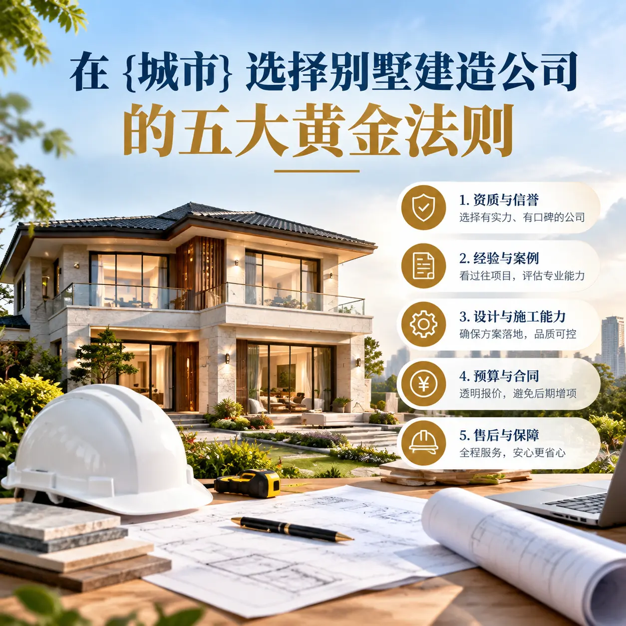 在 开阳 选择别墅建造公司的五大黄金法则