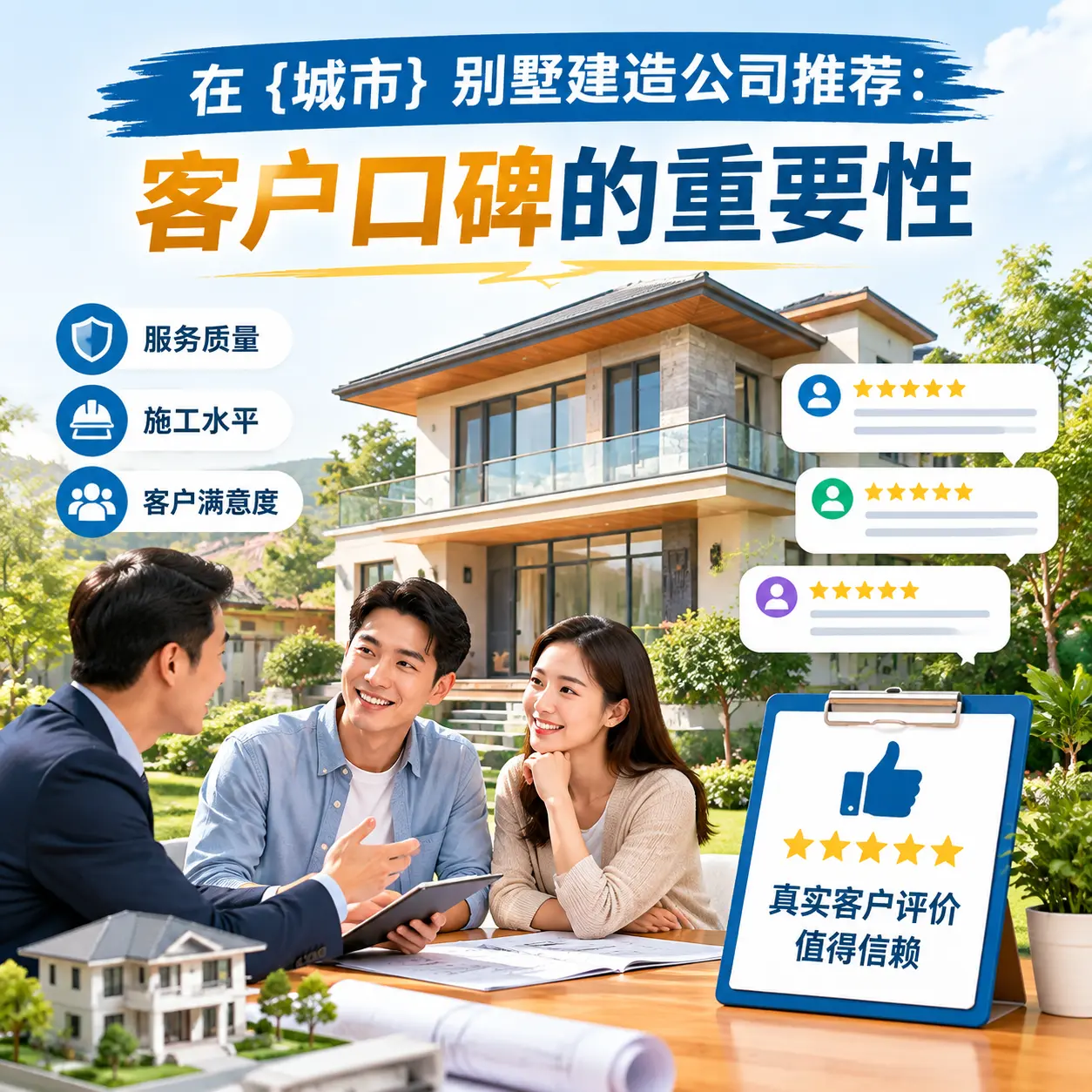 在 开阳 别墅建造公司推荐：客户口碑的重要性