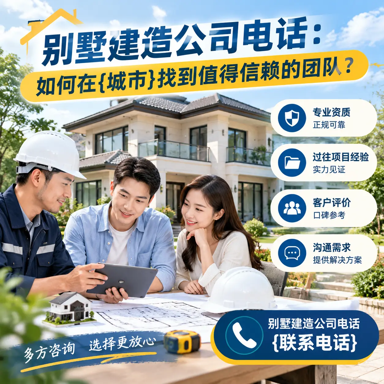别墅建造公司电话：如何在开阳找到值得信赖的团队？