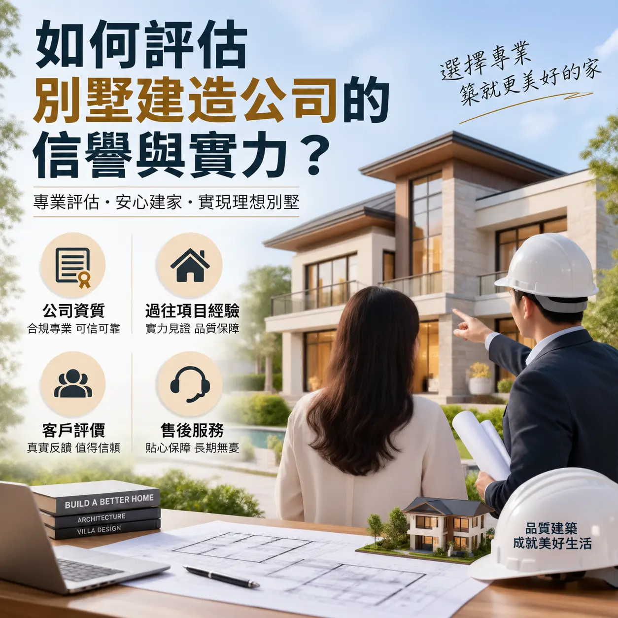 如何评估 开阳 别墅建造公司的信誉与实力？