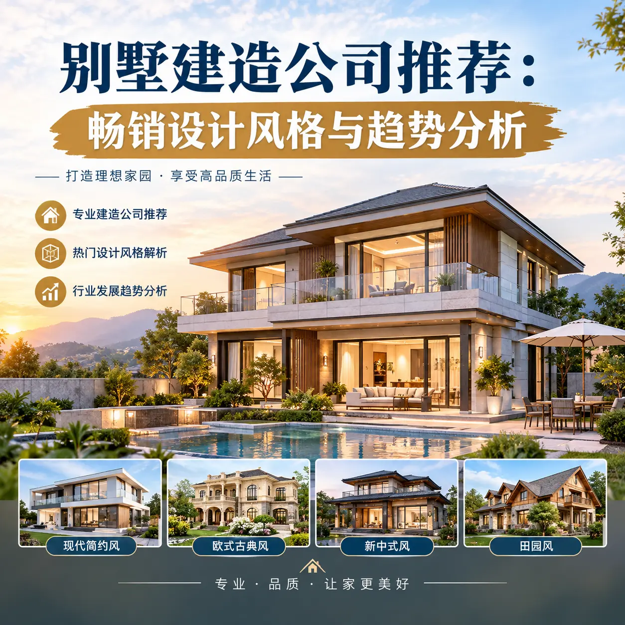 别墅建造公司推荐： 开阳 畅销设计风格与趋势分析