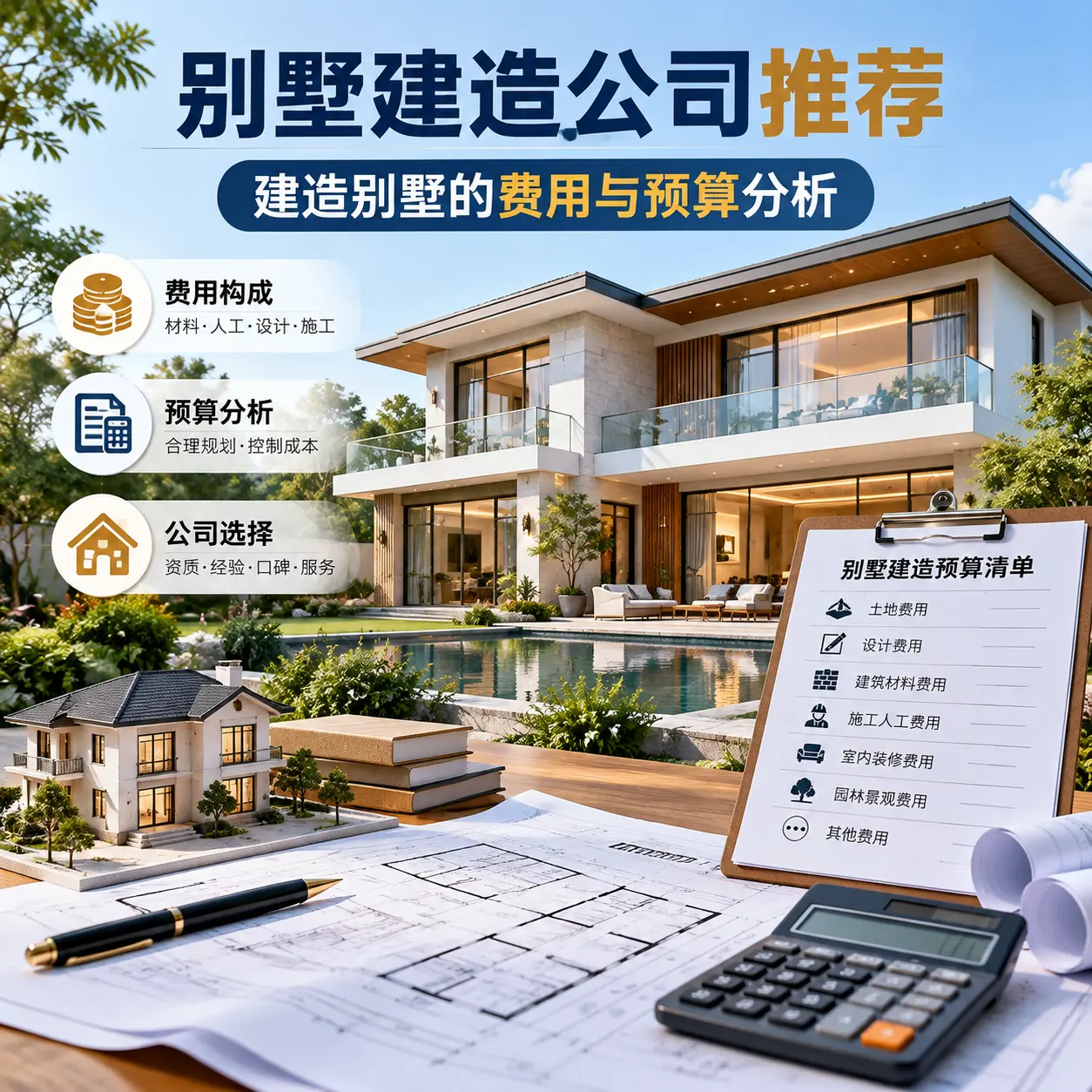 别墅建造公司推荐： 开阳 建造别墅的费用与预算分析