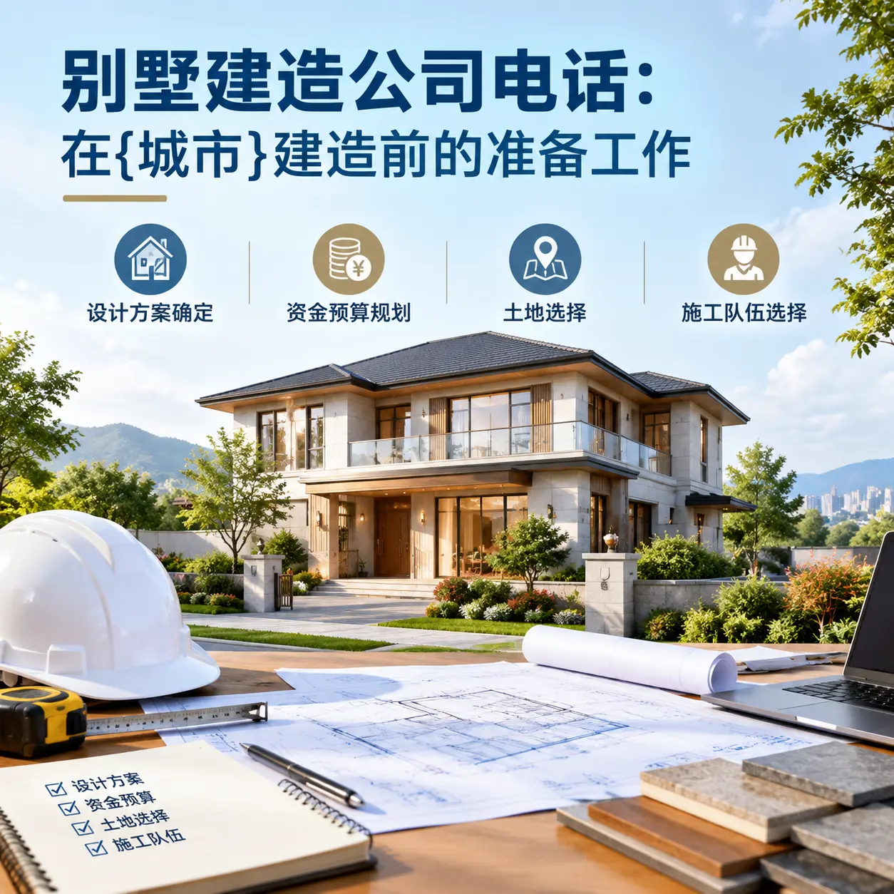 别墅建造公司电话：在开阳建造前的准备工作