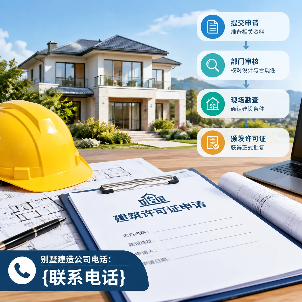 别墅建造公司电话：在开阳建造前的准备工作