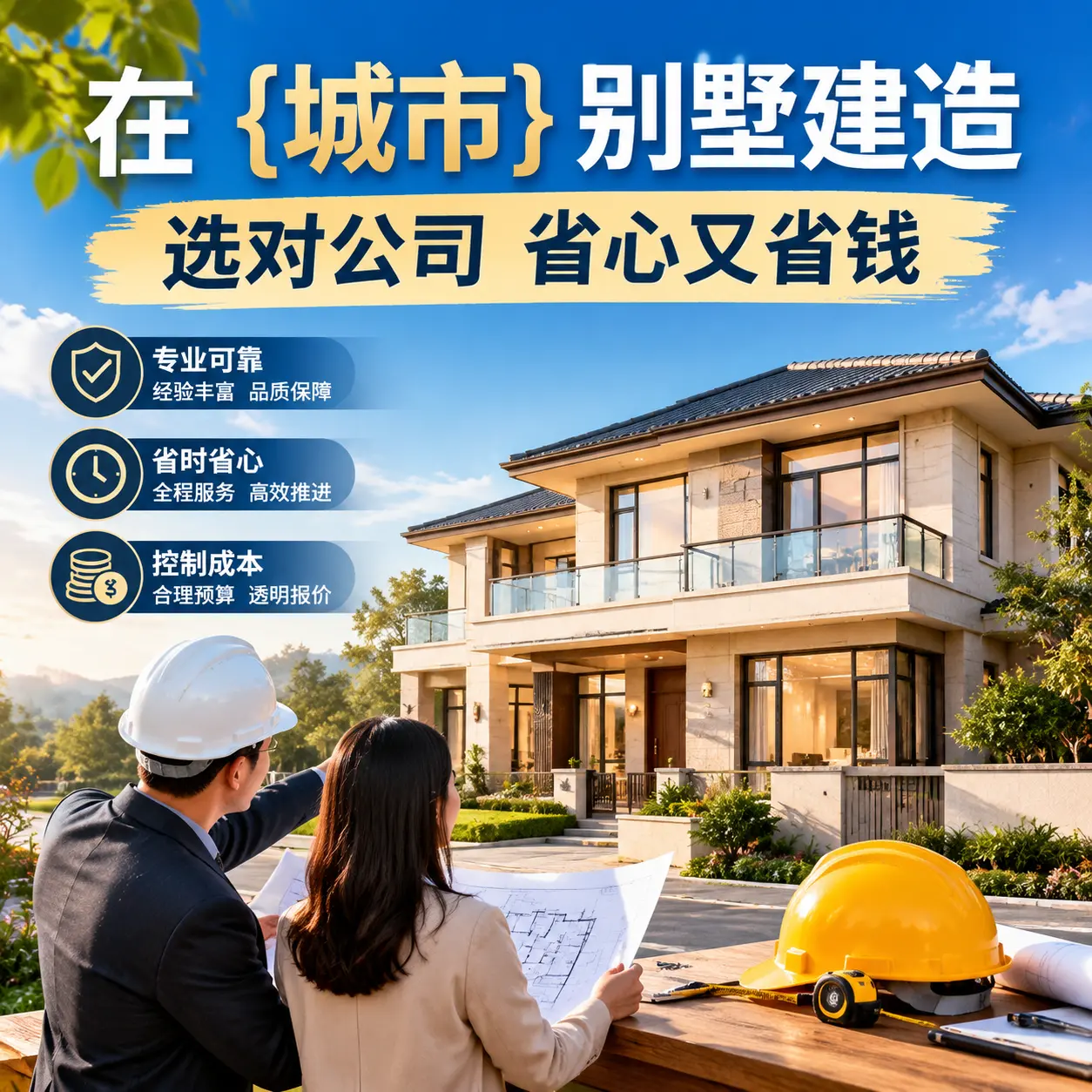 在 开阳 别墅建造，选对公司省心又省钱