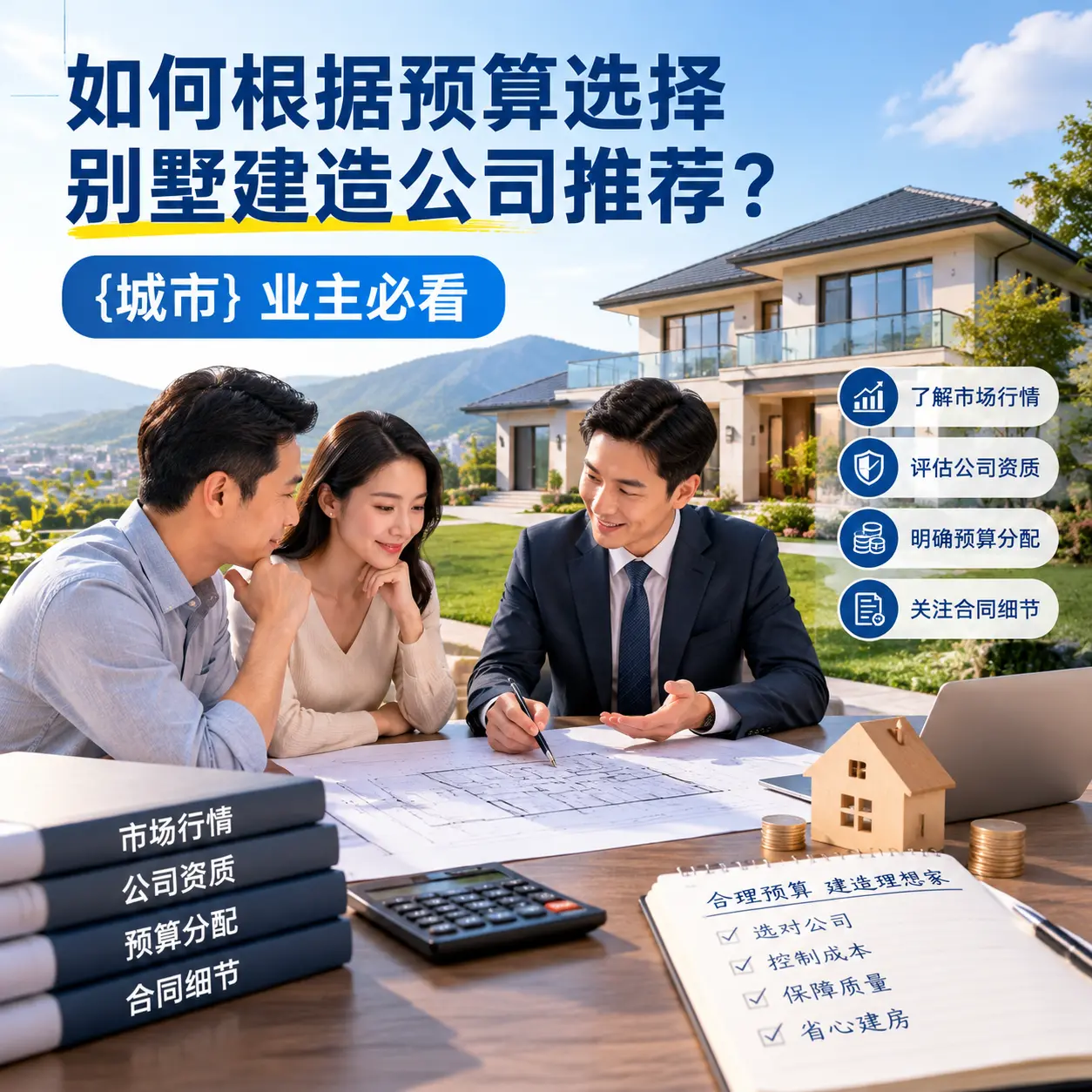 如何根据预算选择别墅建造公司推荐？ 开阳 业主必看